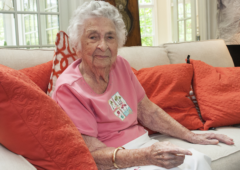 Virginia Millman is happy with her life and wouldn't change a thing. BY DENY HOWETH